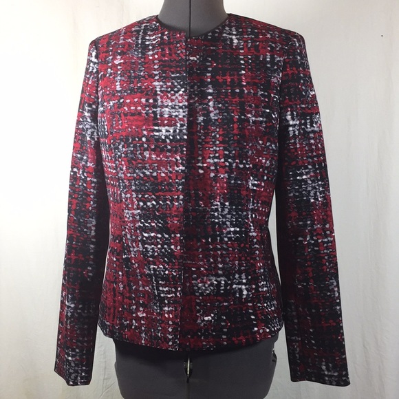 Kasper Open Front  Lightweight Jacket Size. 6 - Picture 2 of 6